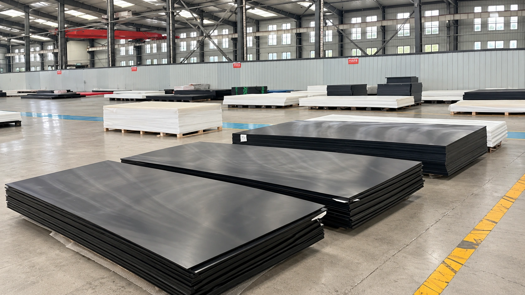 Lembaran UHMWPE & komponen hasil pemesinan